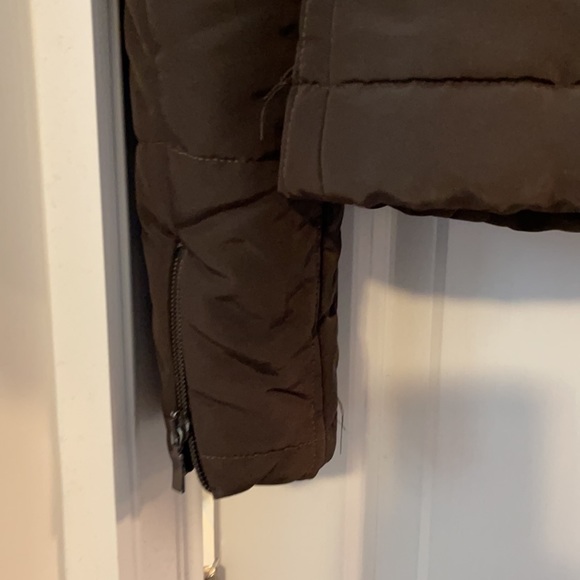 Iceberg brown down jacket with fur collar size 42 - Picture 7 of 7